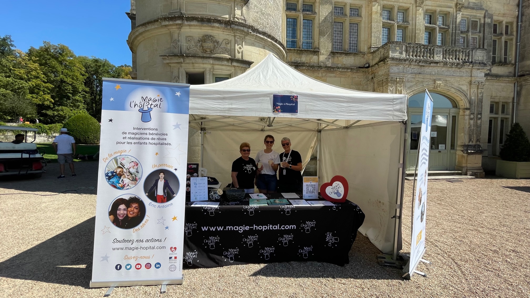 Le festival de la tomate au Château de la Bourdaisière, association Magie à l'hôpital