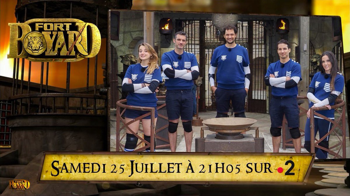 L'équipe d'Éric Antoine à Fort Boyard au profit de Magie à l'hôpital