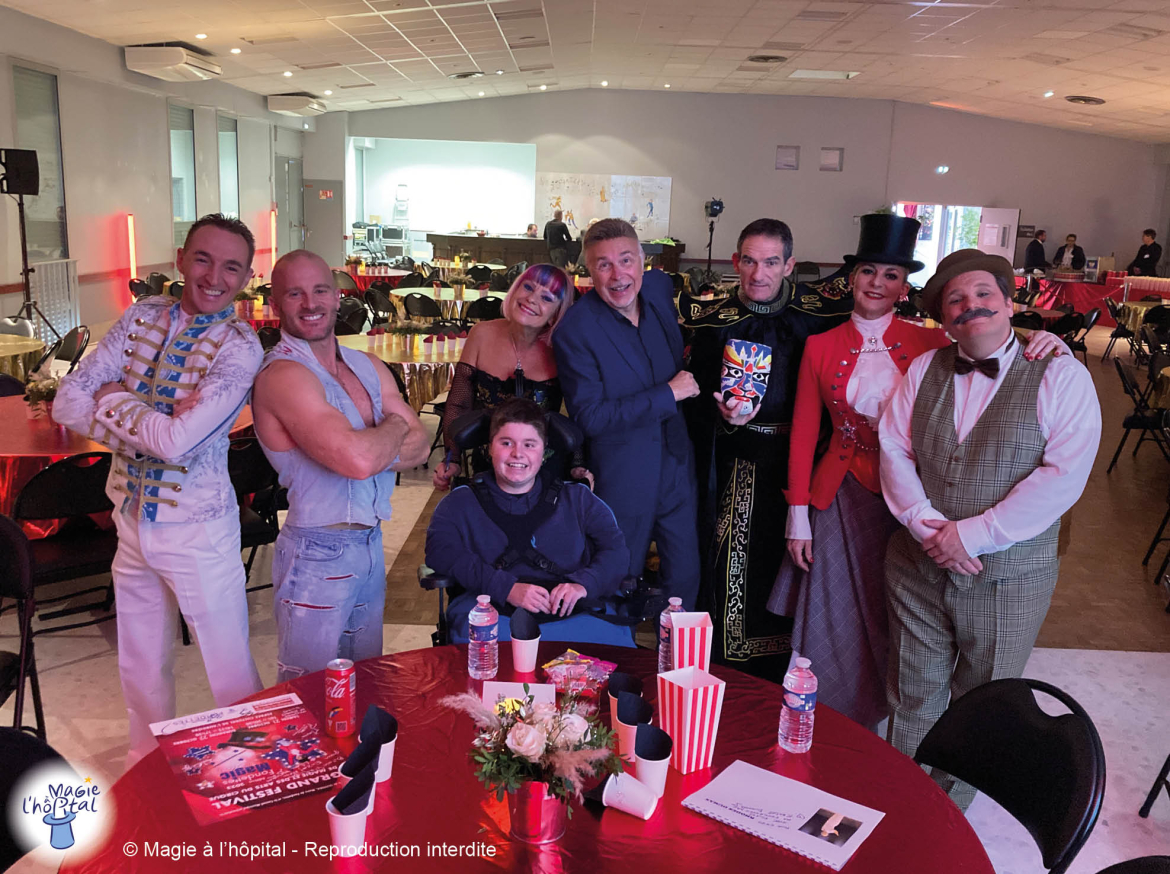 Le Fondettes Magic Show, association Magie à l'hôpital