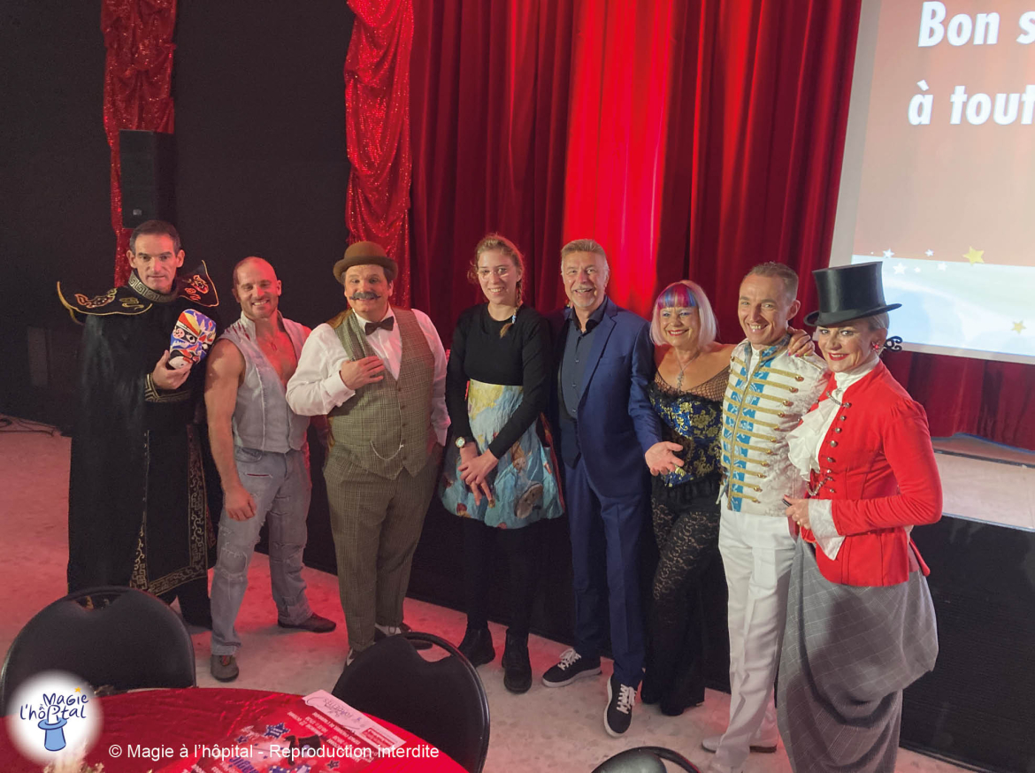 Le Fondettes Magic Show, association Magie à l'hôpital