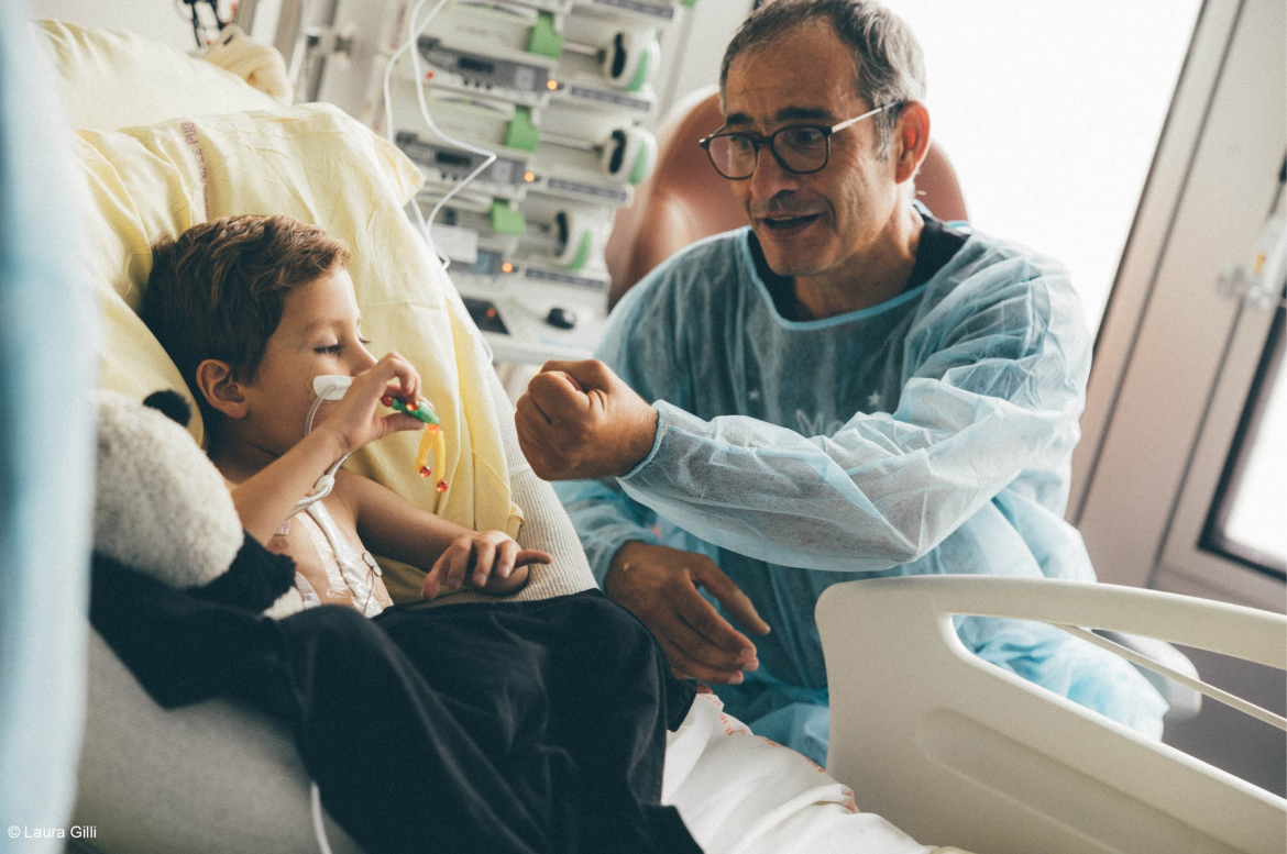 Une journée magique à l'Hôpital Necker-Enfants malades AP-HP, association Magie à l'hôpital